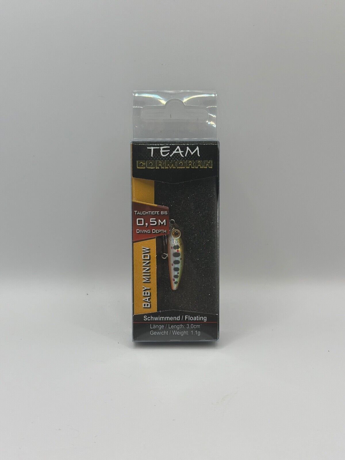 Team Cormoran Baby Minnow 3,0cm 1,1g Floating , Wobbler