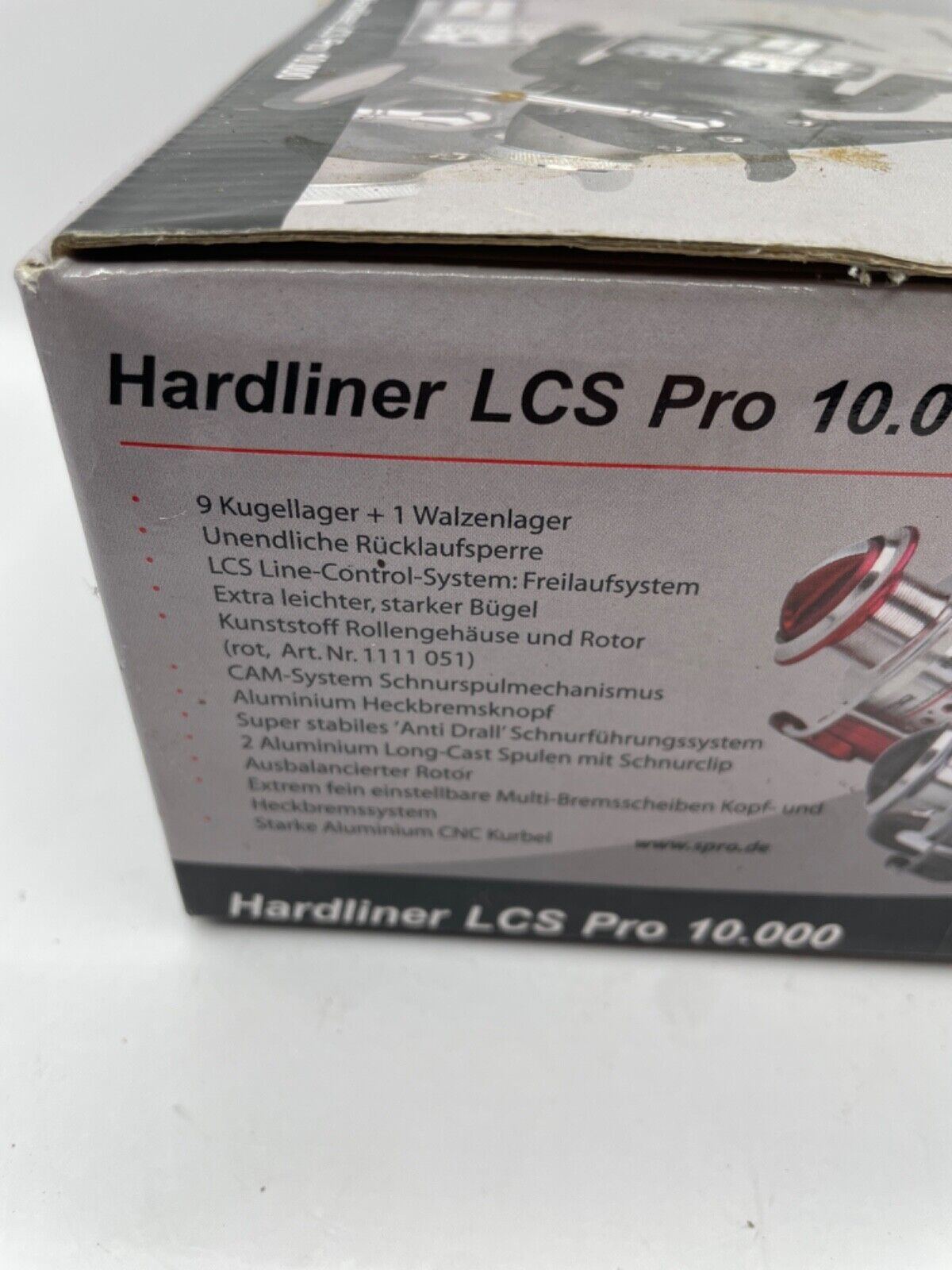 SPRO Hardliner LCS Pro 10000 030 black Rolle