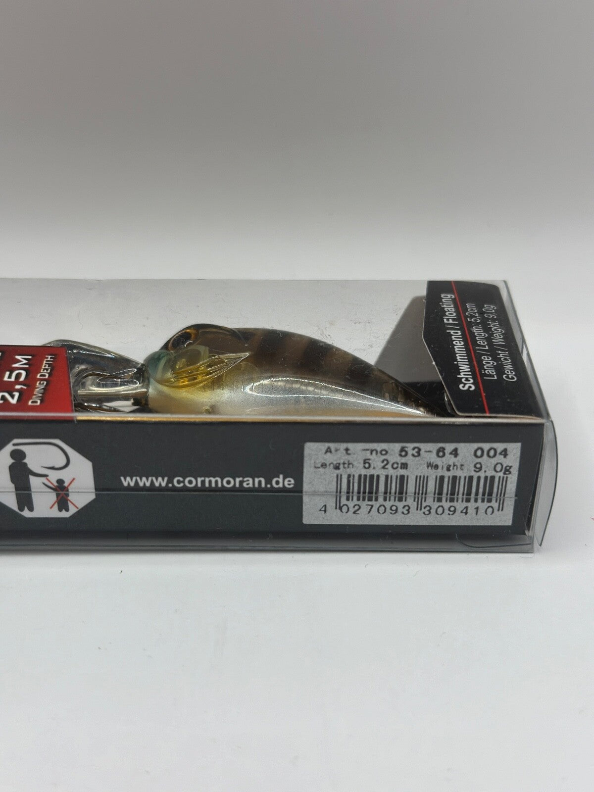 Team Cormoran Bone Crank 52MR/  5,2cm 9,0g Floating, Wobbler1