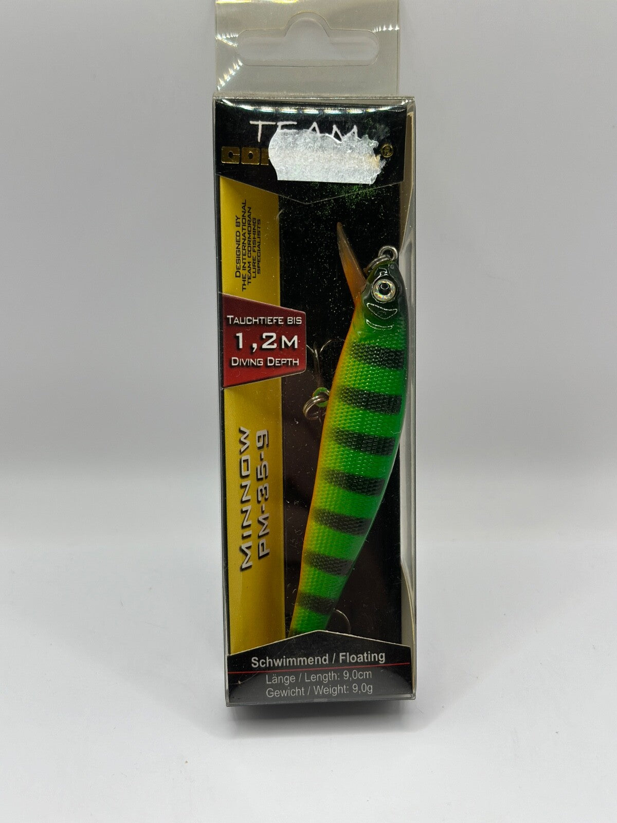 Team Cormoran  Minnow PM359 /  9,0cm 9,0g Floating , Wobbler0