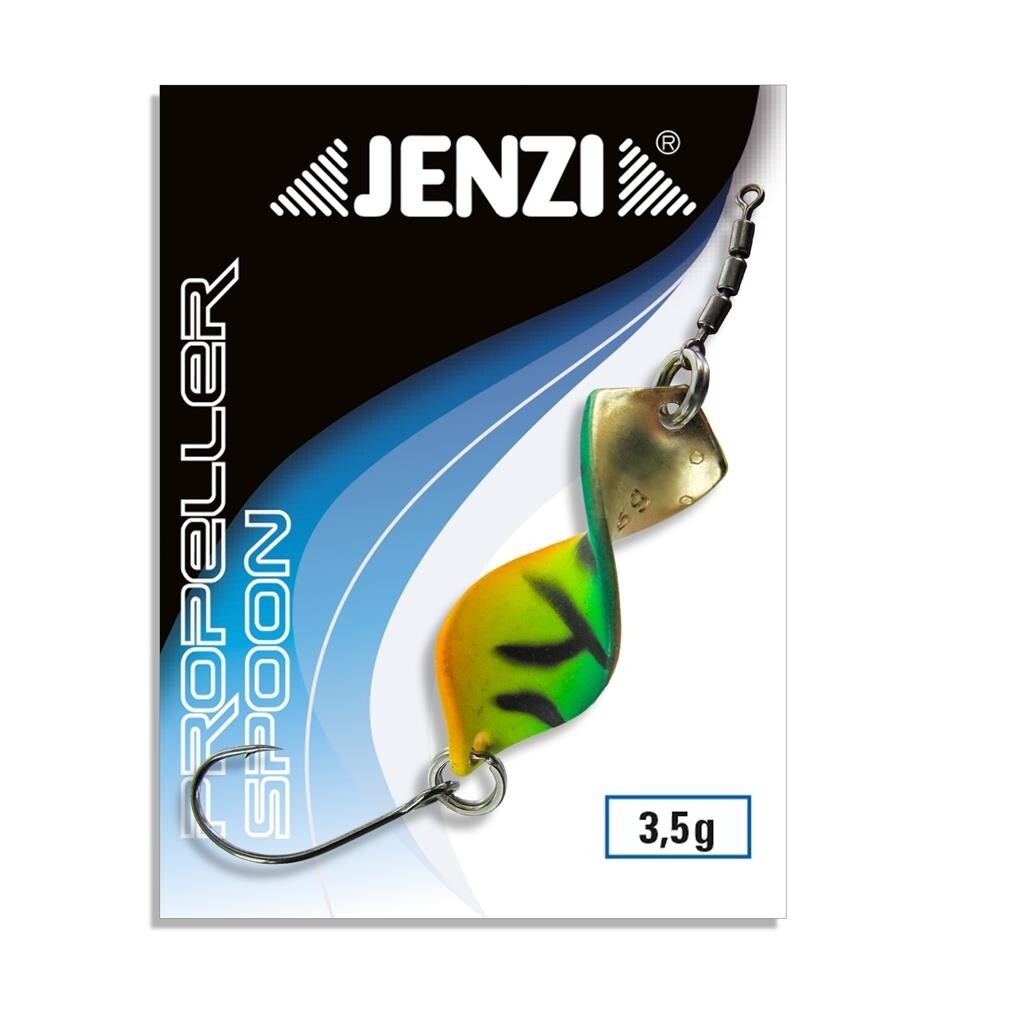 Jenzi Propeller Spoon,3,5g,Firetiger  Angelzubehör1