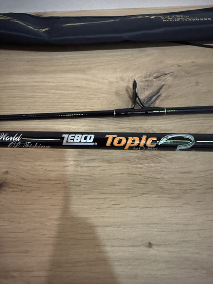 Zebco Topic Fantastic World of Fishing Aal  2,85m 3085g Rute3