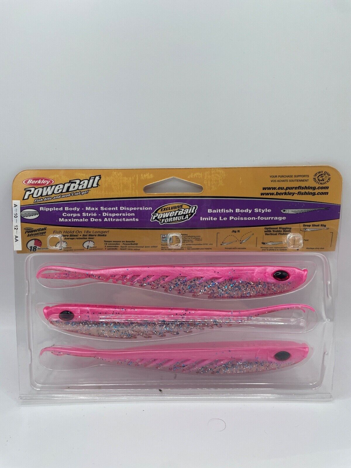 Berkley Powerbait 7" Ripple Minnow, Angelzubehör, Gummifisch