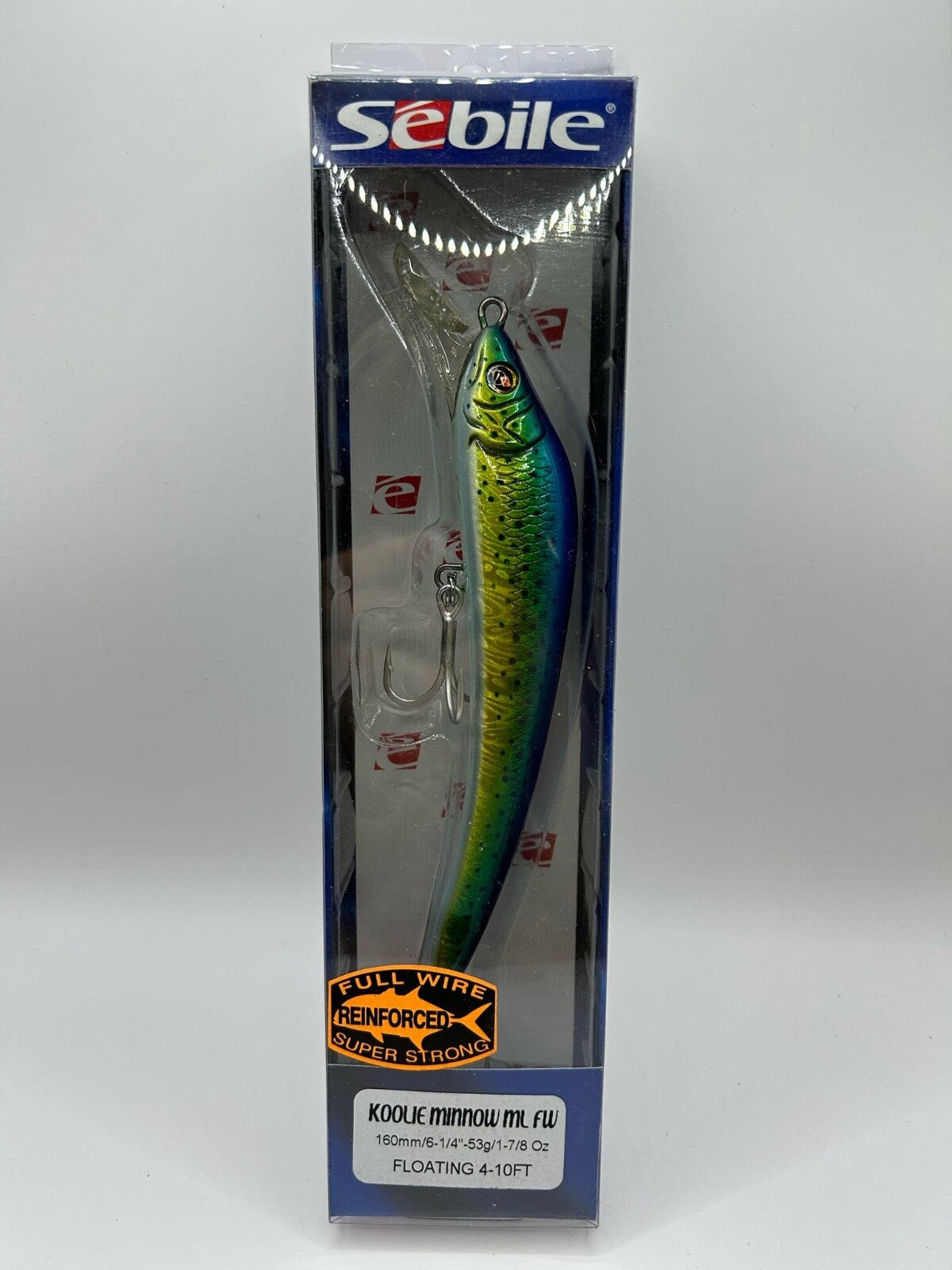 Sebile Koolie Minnow ML FW 160mm 53g Floating 410FT, Wobbler, Angelzubehör0