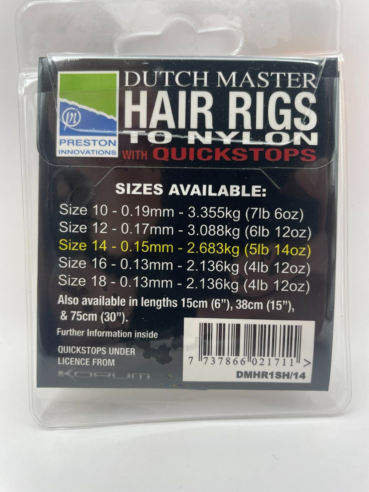 Preston Dutch Master Hair Rigs Vorfach Method Feeder1