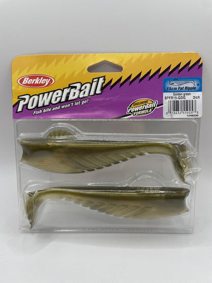 Berkley Powerbait 15cm Fat Ripple, Angelzubehör, Gummifisch0