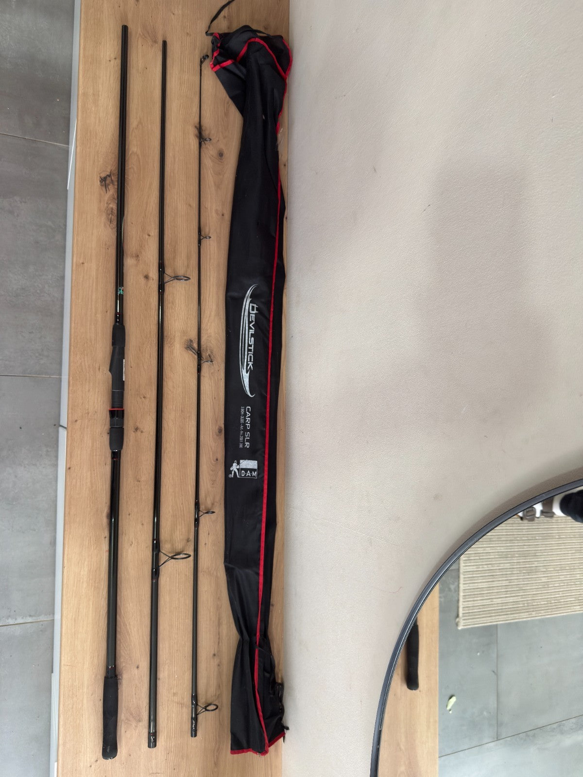 DAM Devilstick Carp SLR Rute 390cm 3 LBS0