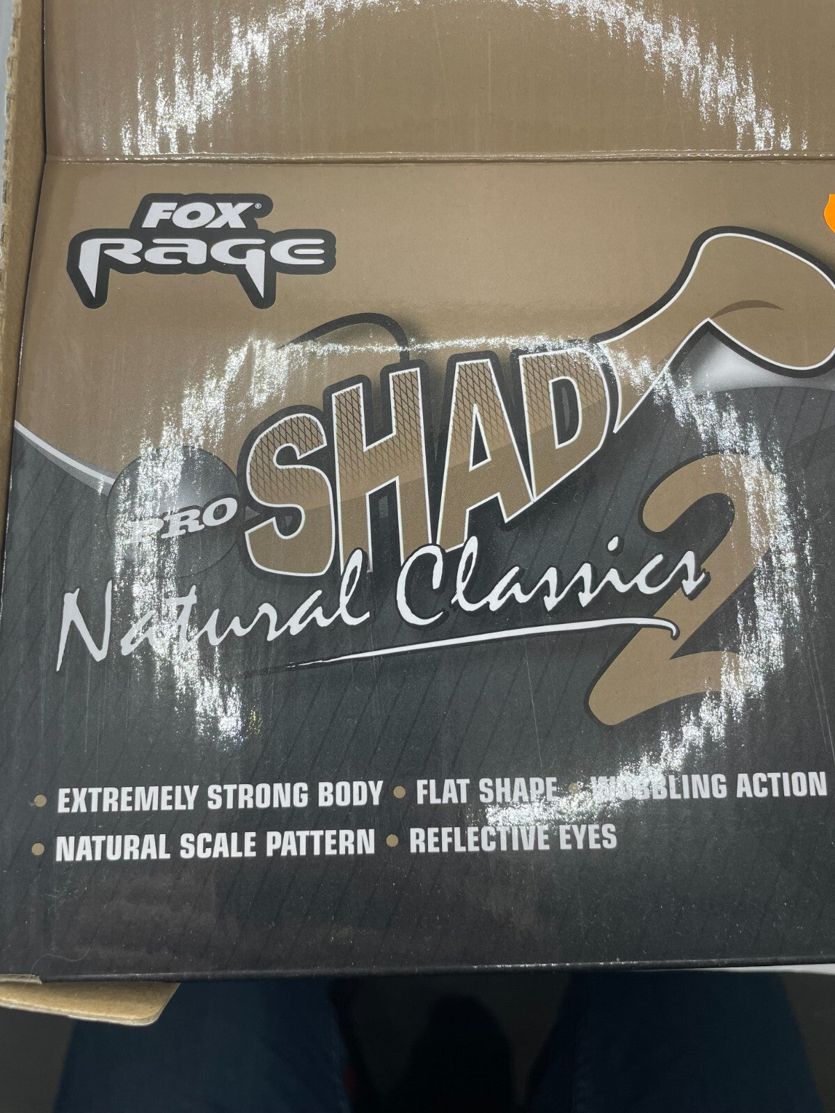 Fox Rage Pro Shad Natural Classic 2 Gummifische 28cm Brown Trout1