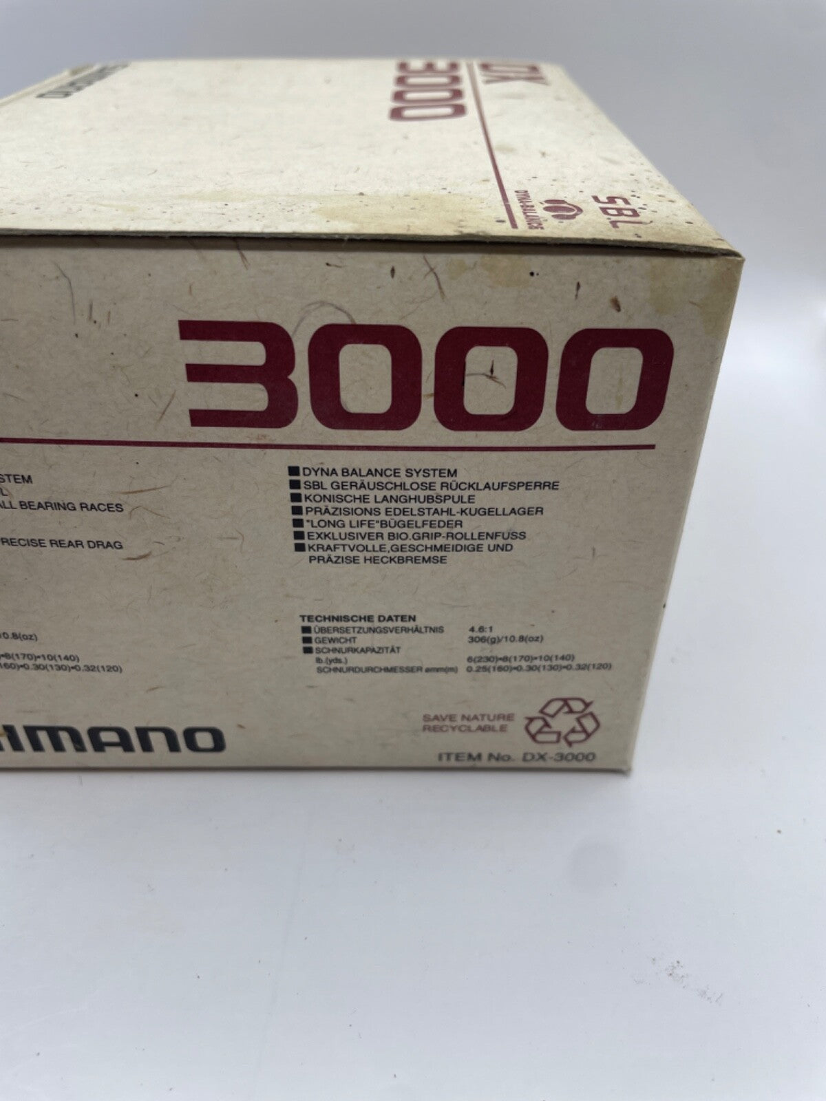 Shimano DX 3000 Rolle, Angelrolle2