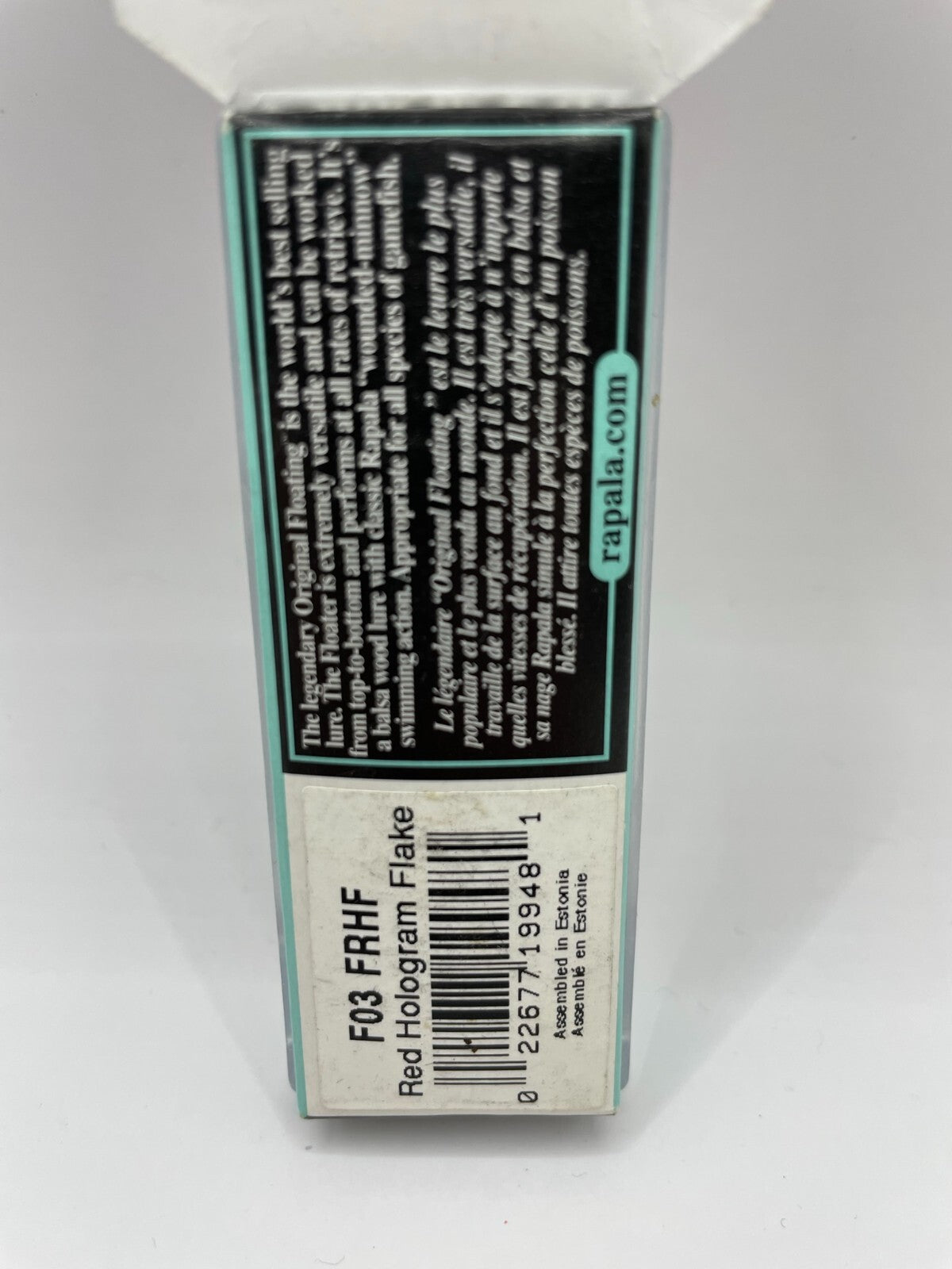 Rapala Original Floating F3 FRHF Red Hologram Flake Wobbler1