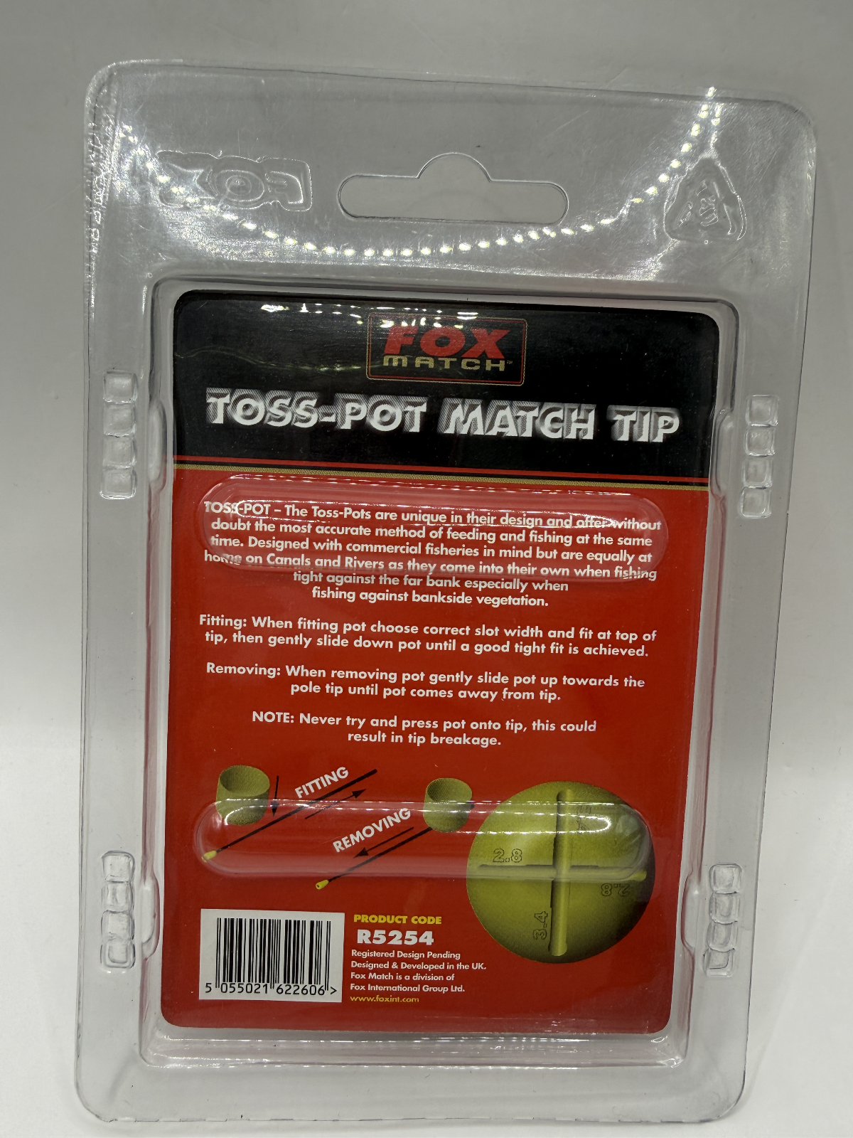 Fox Toss-Pot Match Tip 2.8mm-3.4mm1