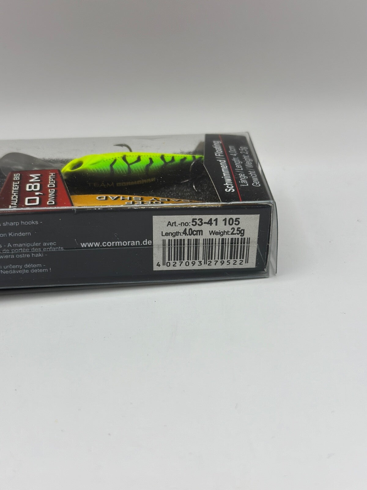 Team Cormoran Deep Baby Shad /  4,0cm 2,5g Floating, Wobbler1