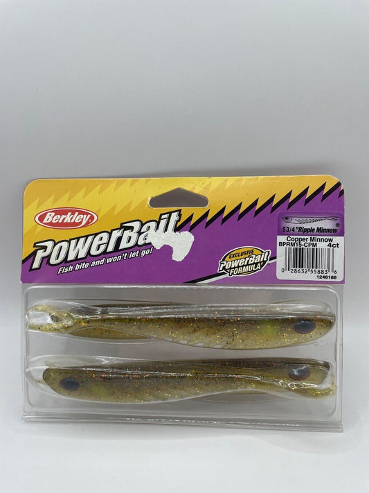 Berkley Powerbait 5 3/4" Ripple Minnow, Angelzubehör, Gummifisch