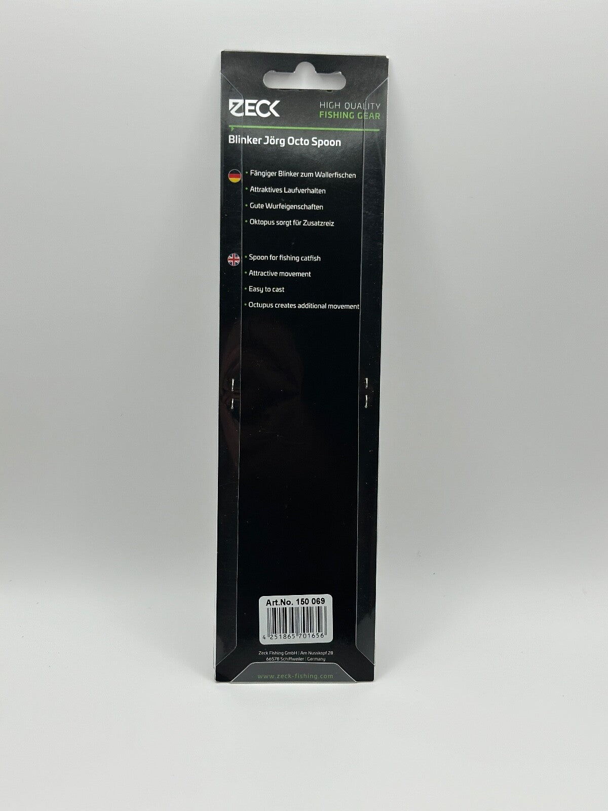 Zeck Blinker Jörg Octo Spoon White 80g, Blinker zum Wallerfischen, Angelzubehör1