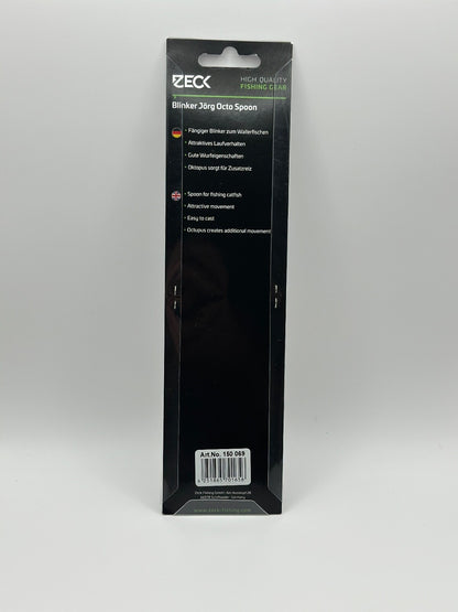Zeck Blinker Jörg Octo Spoon White 80g, Blinker zum Wallerfischen, Angelzubehör1