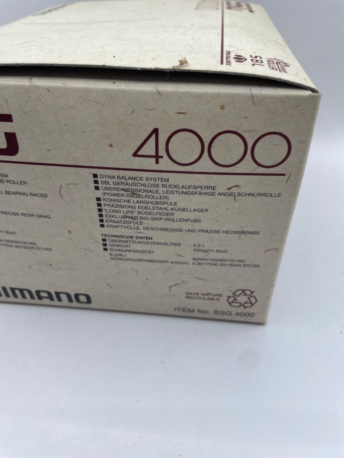 Shimano SSG 4000 Rolle, Angelrolle2