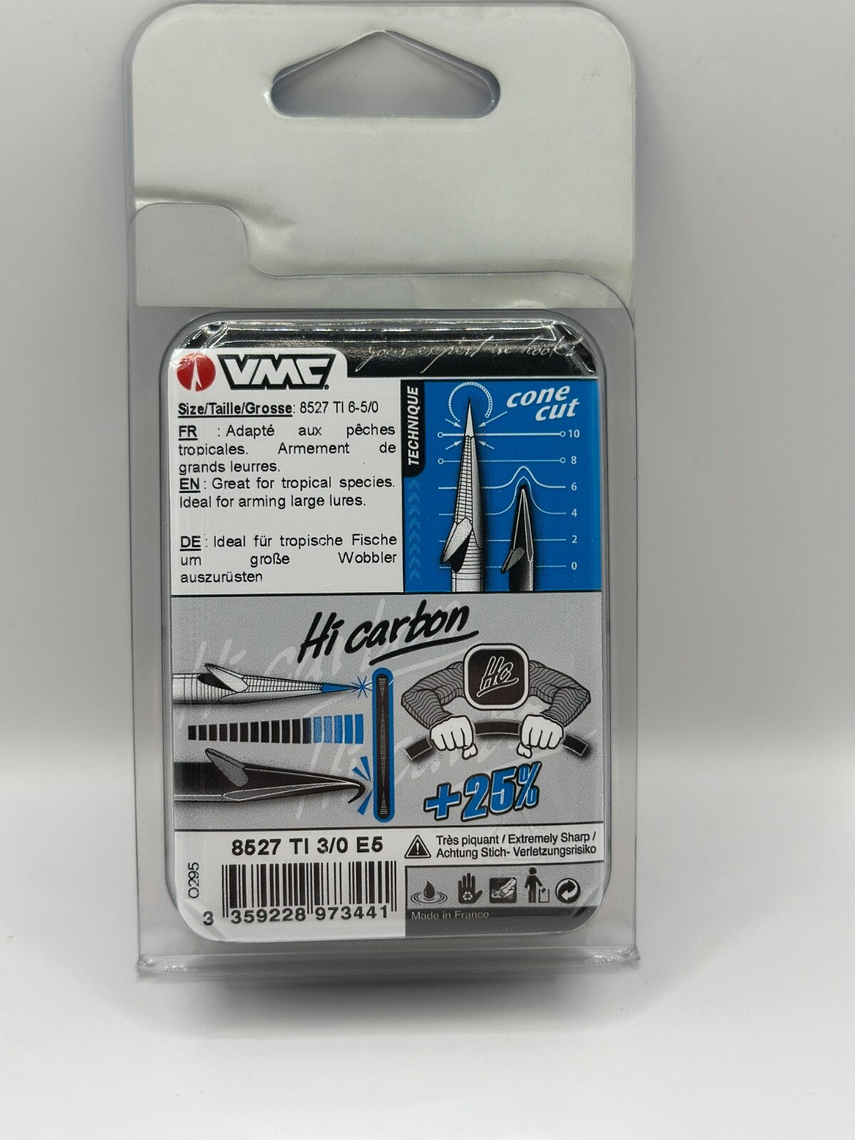 VMC Drillinge Fishfighter Saltwater No3/0 5Stück Haken1