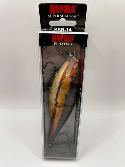 Rapala Super Shad Rap SSR-14 PB Peacock Bass Wobbler