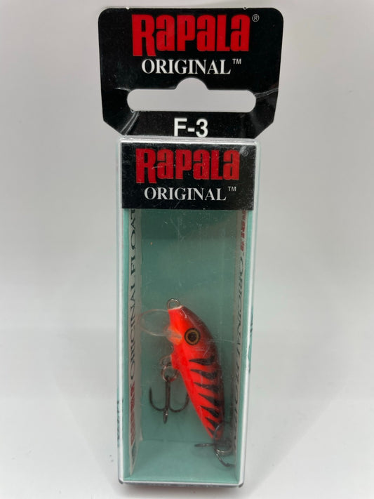 Rapala Original Floating F3 OCW Orange Tiger Wobbler0