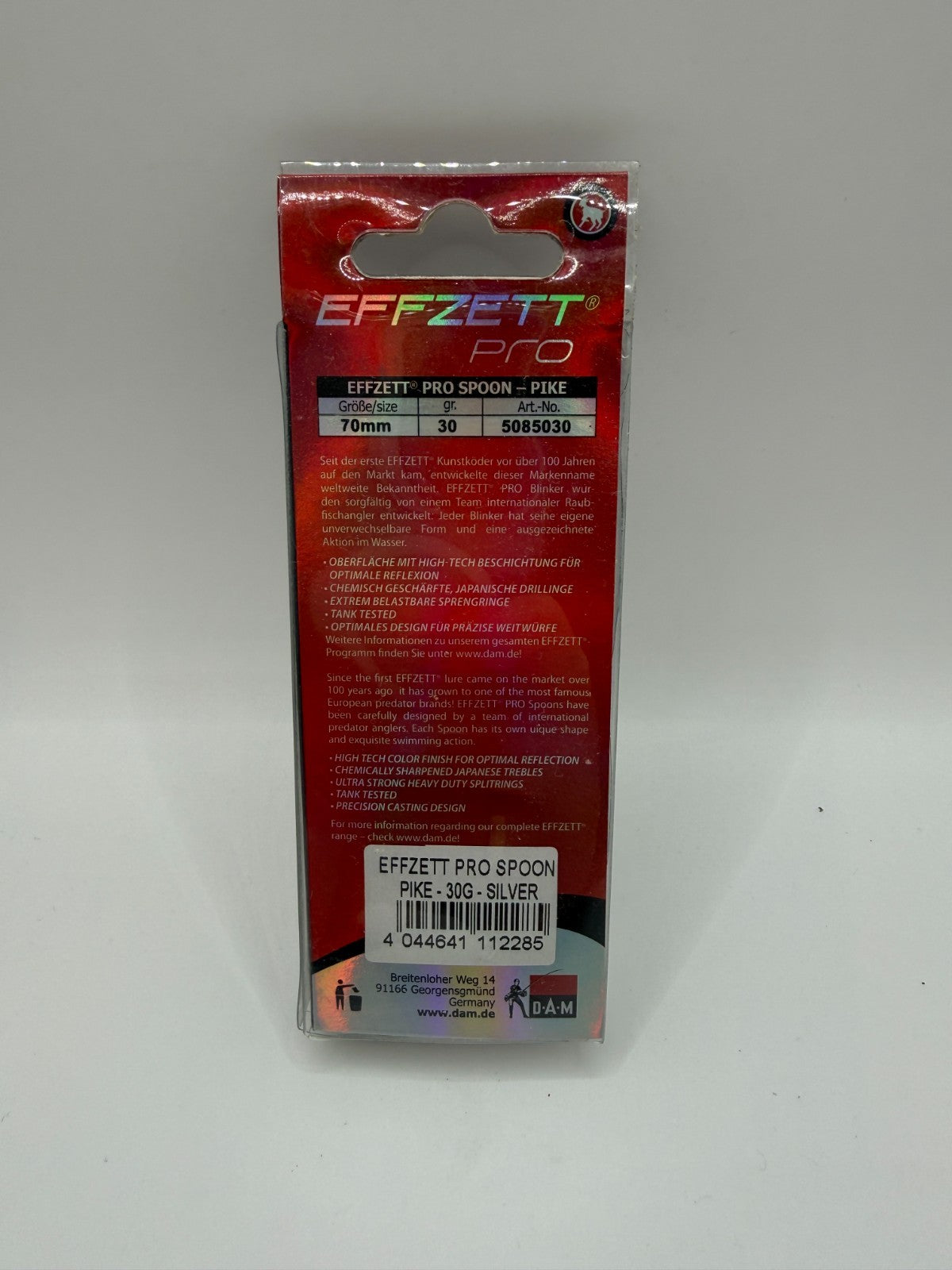 DAM EFFZETT Pro Spoon 70mm Silver 30g1
