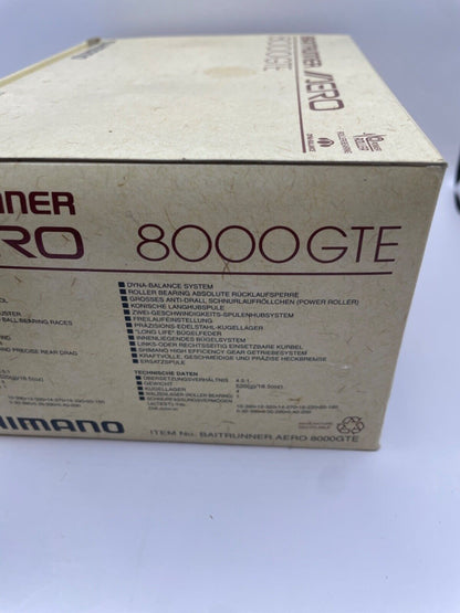 Shimano Baitrunner Aero GTE 8000 Rolle