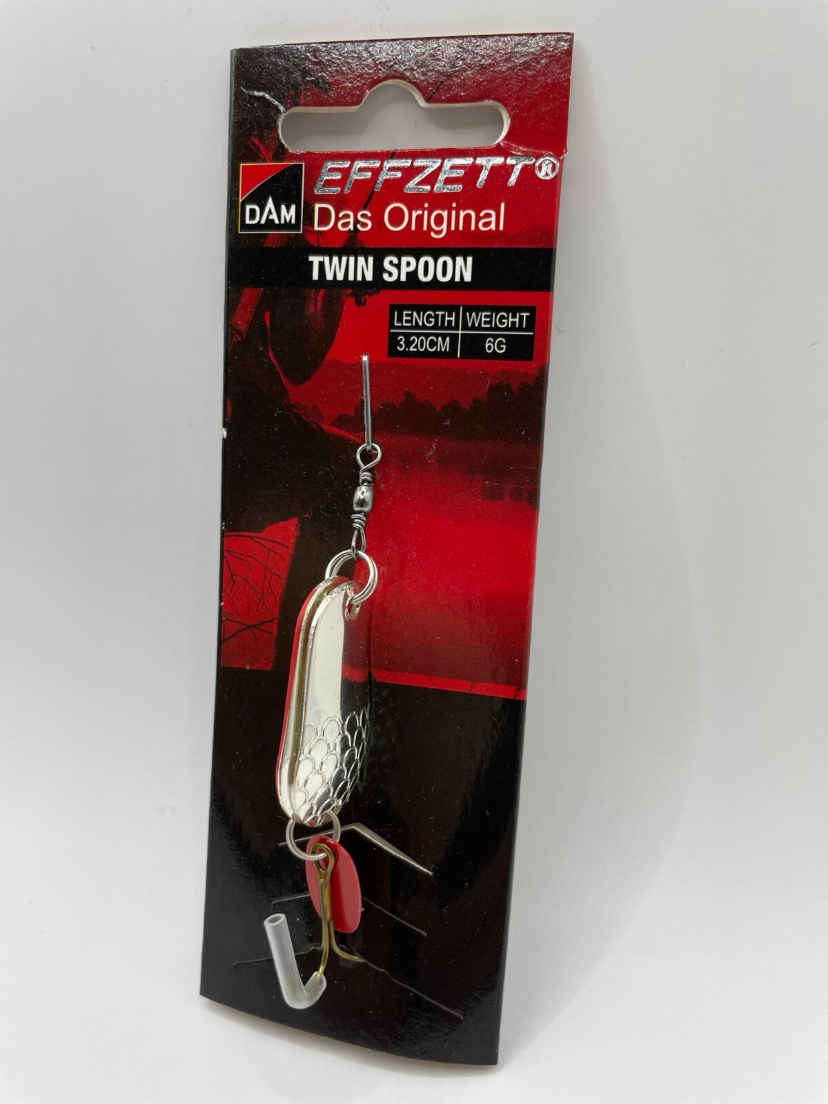 Dam Effzett Twin Spoon Doppelblinker 6g Silber / Gold Blinker1