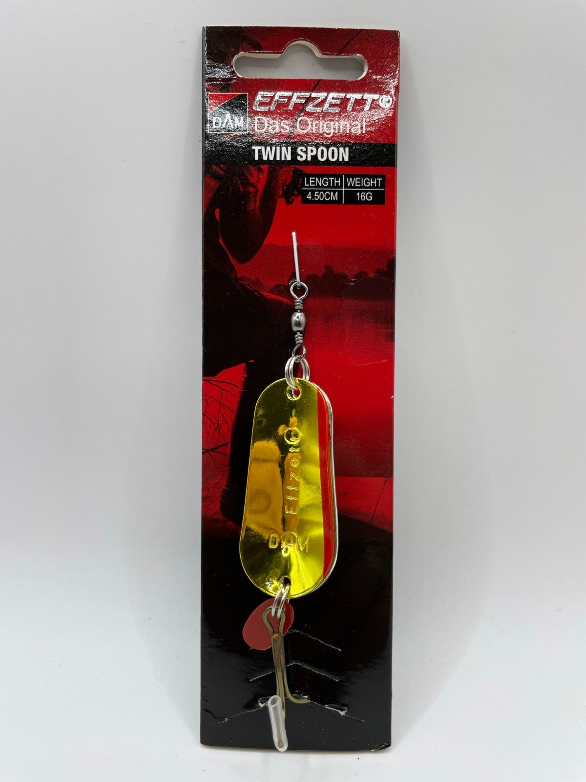 DAM Effzett Twin Spoon Doppelblinker 16g Silber / Gold Blinker 4,5cm1