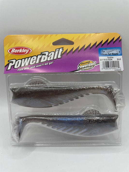Berkley Powerbait 15cm Fat Ripple, Angelzubehör, Gummifisch0
