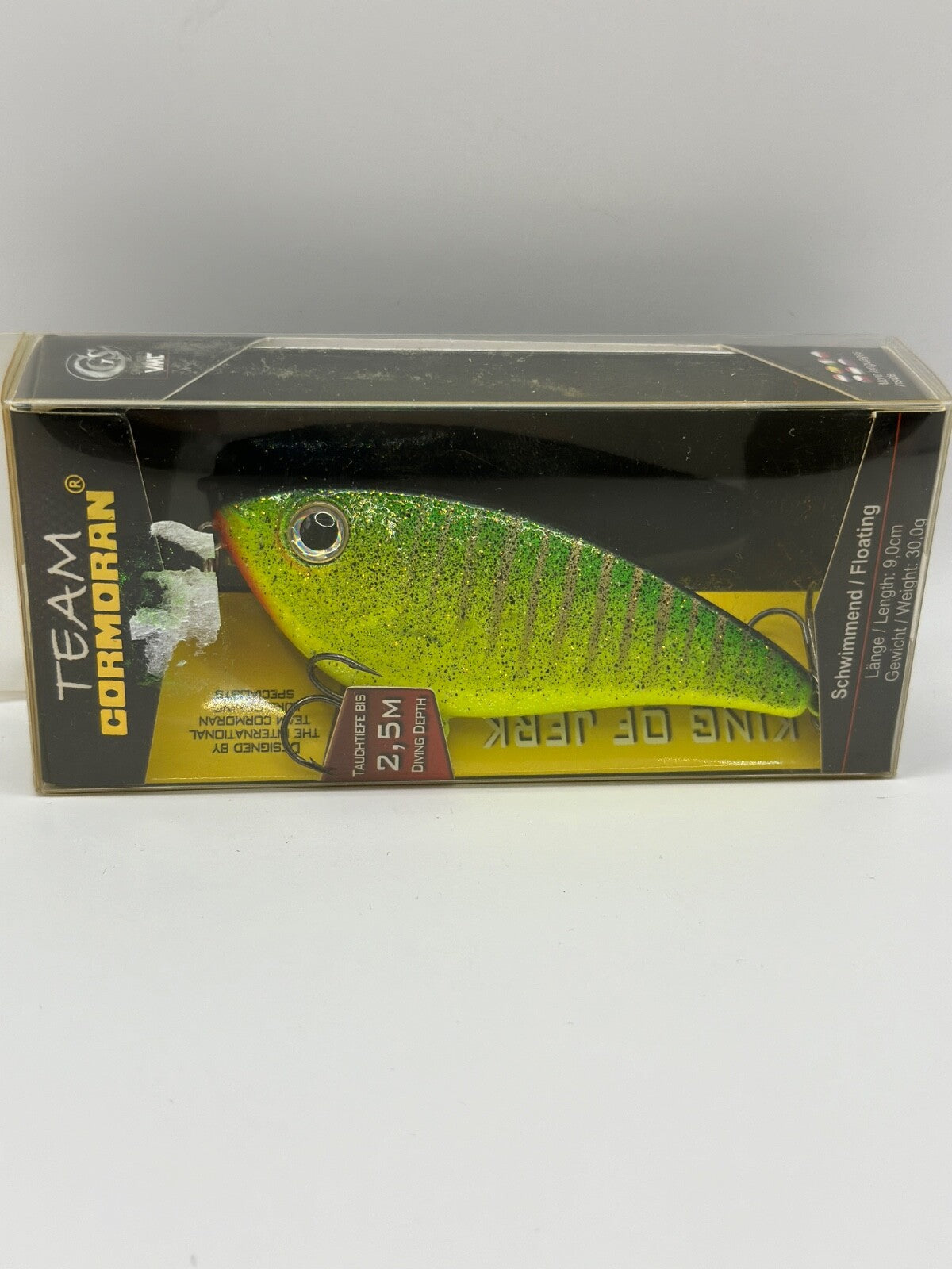Team Cormoran King of  Jerk   90mm  30g  Floating 2,5m Tauchtiefe0