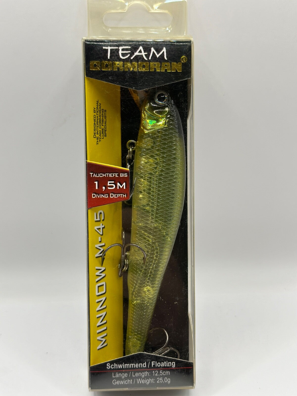 Team Cormoran Minnow M45 /  12,5cm 25,0g Floating , Wobbler0