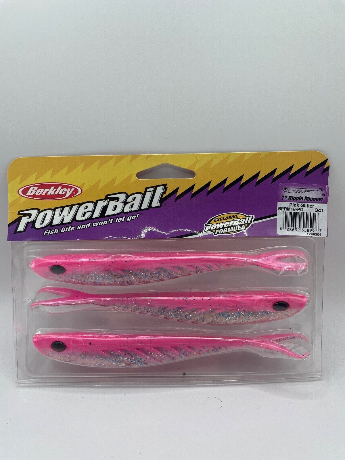 Berkley Powerbait 7" Ripple Minnow, Angelzubehör, Gummifisch