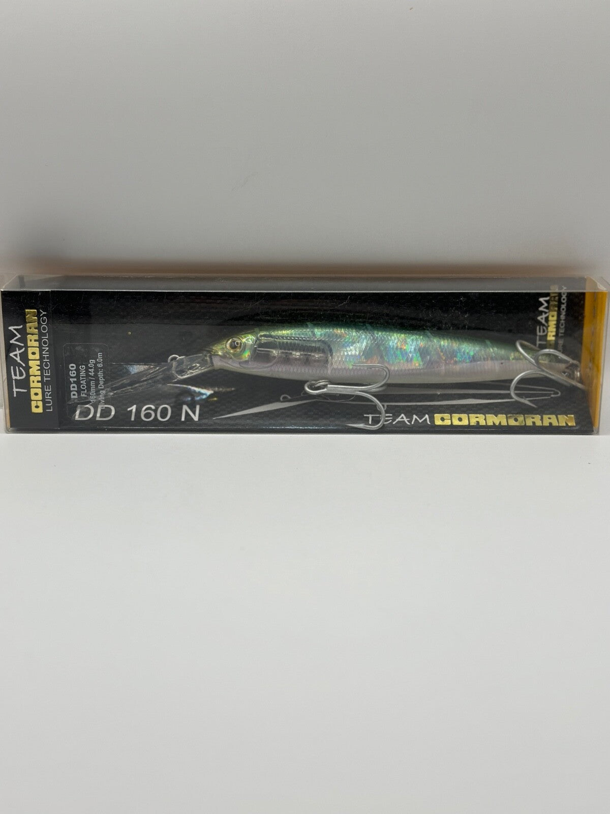 Team Cormoran DD160 N Rainbow Ghost /  16,0cm 44,0g Floating , Wobbler0