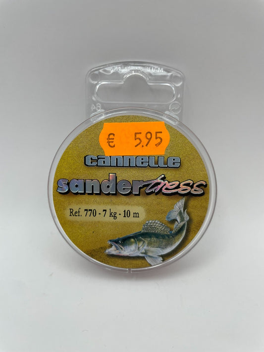 VMC Cannelle SANDERTRESS 770 10m geflochtene Schnur Vorfachmaterial abriebfest0