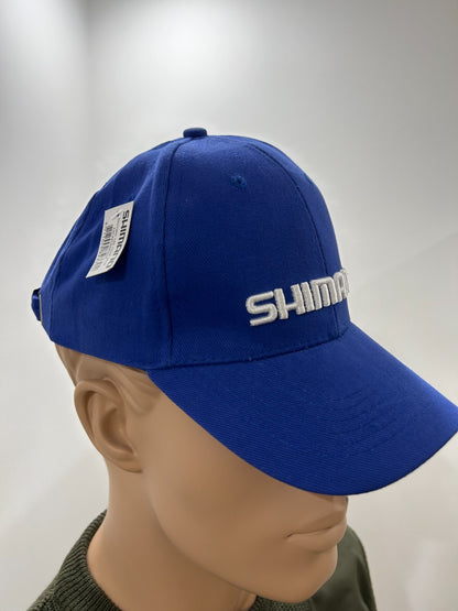 Shimano Cap Royal Blue Sonnenschutz Base cap Kappe1
