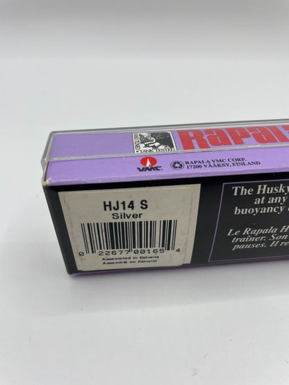 Rapala Down Deep Huskyjerk HJ-14 Silver Wobbler Spinnfischen Angelzubehör