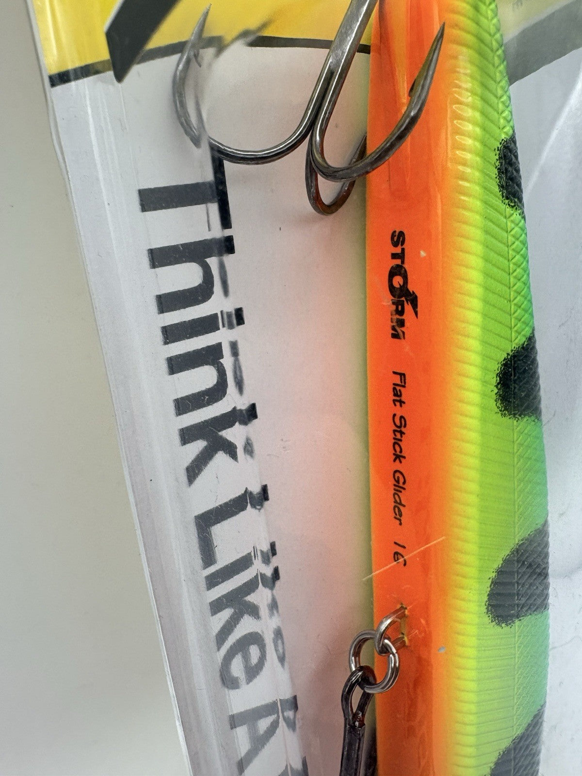 Storm Flat Stick Glider 16cm Green Tiger Wobbler2