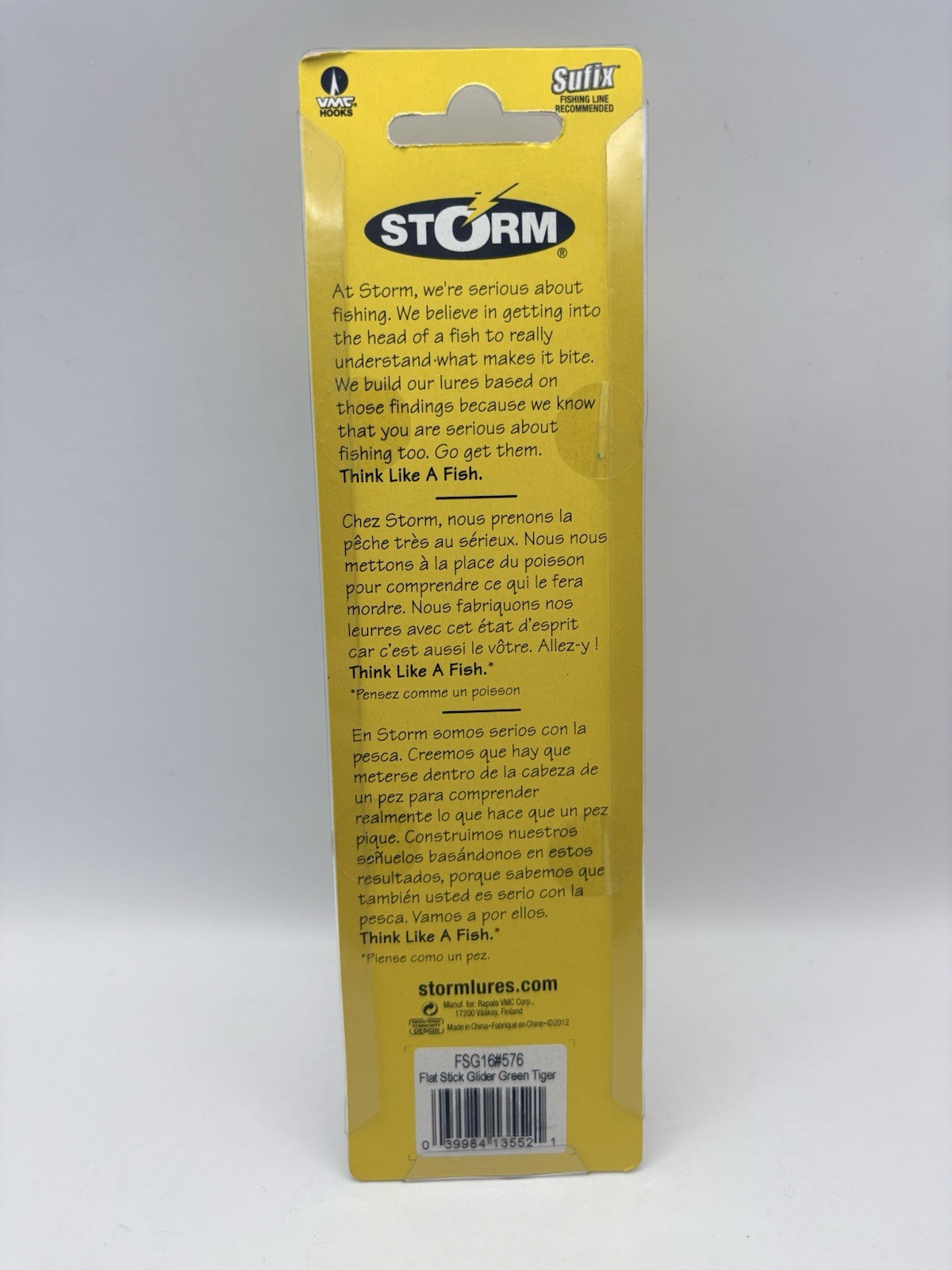 Storm Flat Stick Glider 16cm Green Tiger Wobbler3