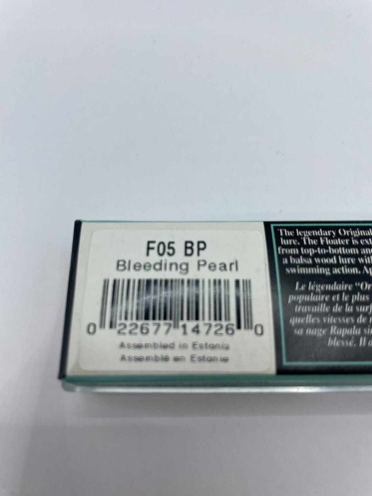 Rapala Original Floating F5 BP Bleeding Pearl Wobbler2