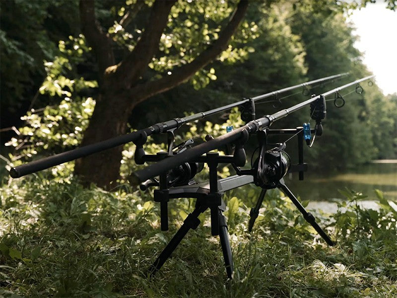 Rod Pod Delphin BRONX 2G STALX mit Tasche Carp Rodpod Black Rod Pod 2 Ruten9
