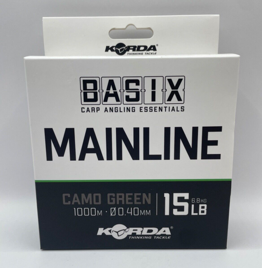 Korda Basix Mainline 1000m 0,40mm 15LB 6,8kg Angelnzubehör