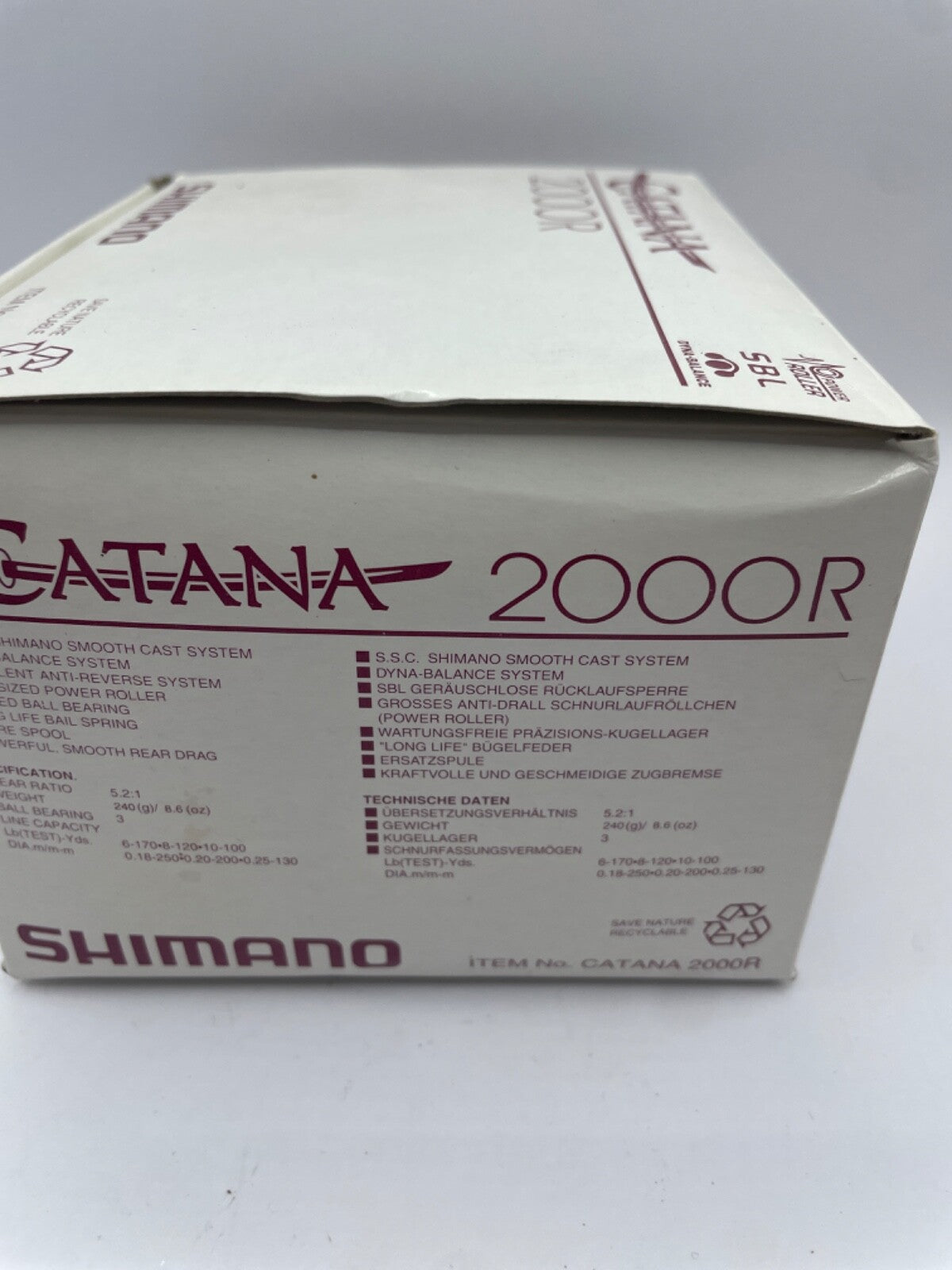 Shimano Catana 2000R Rolle2