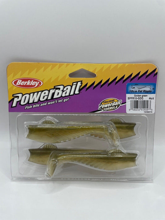 Berkley Powerbait 10cm Fat Ripple, Angelzubehör, Gummifisch