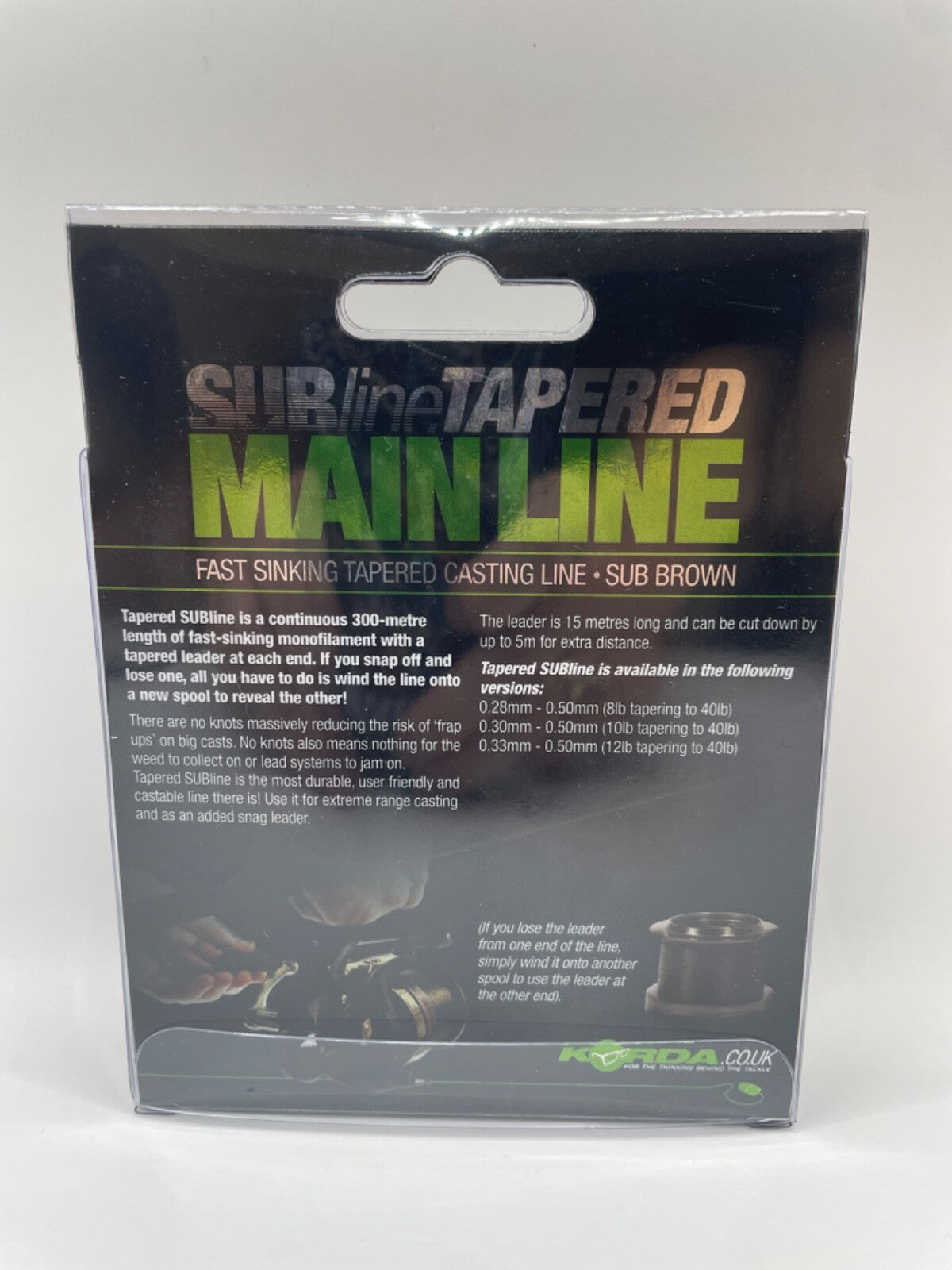 Korda Subline Tapered Mainline Angelzubehör1