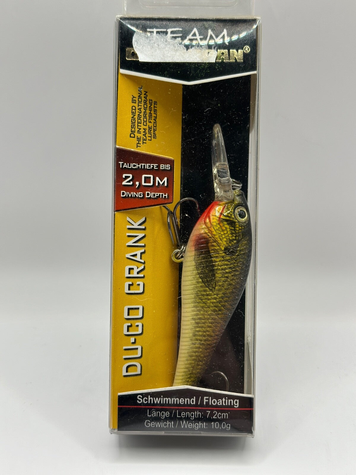 Team Cormoran DUCO Crank /  7,2cm 10,0g Floating , Wobbler0