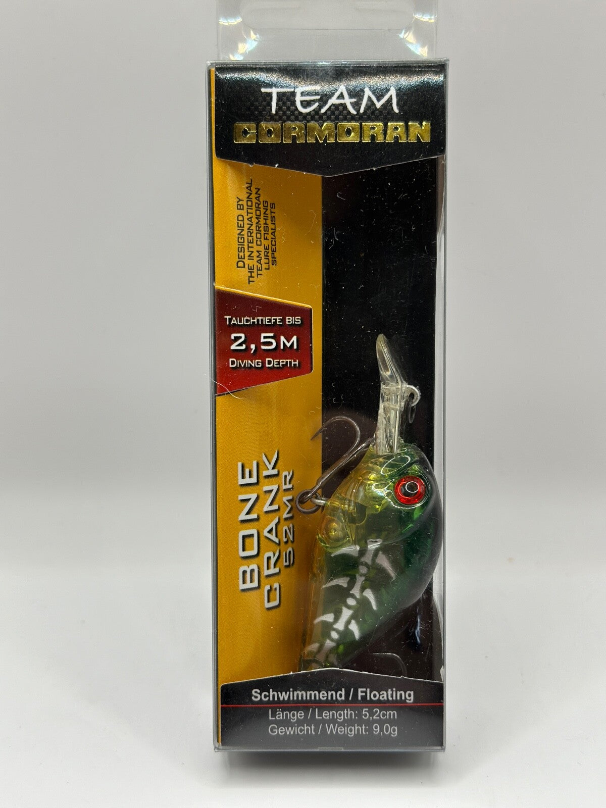 Team Cormoran Bone Crank 52MR/  5,2cm 9,0g Floating, Wobbler0