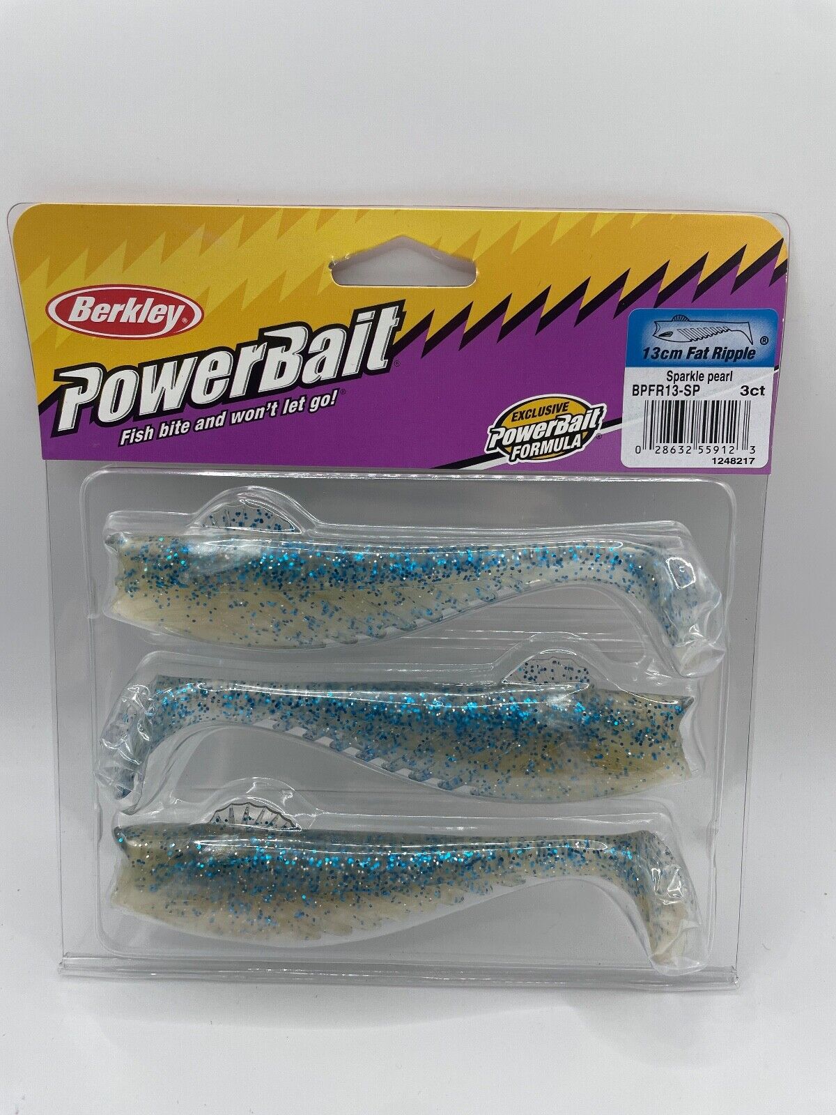 Berkley Powerbait 13cm Fat Ripple, Angelzubehör, Gummifisch