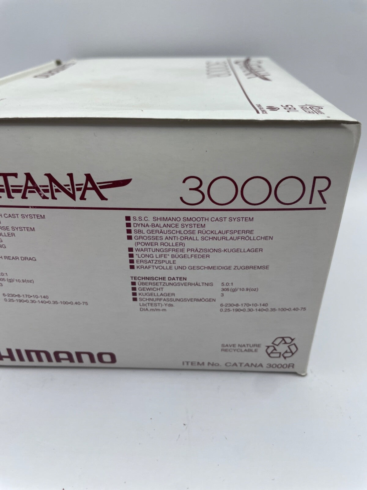 Shimano Catana 3000R Rolle2