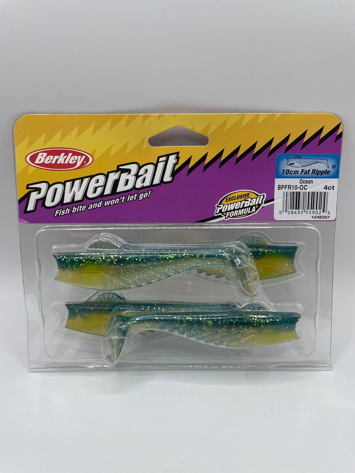 Berkley Powerbait 10cm Fat Ripple, Angelzubehör, Gummifisch0