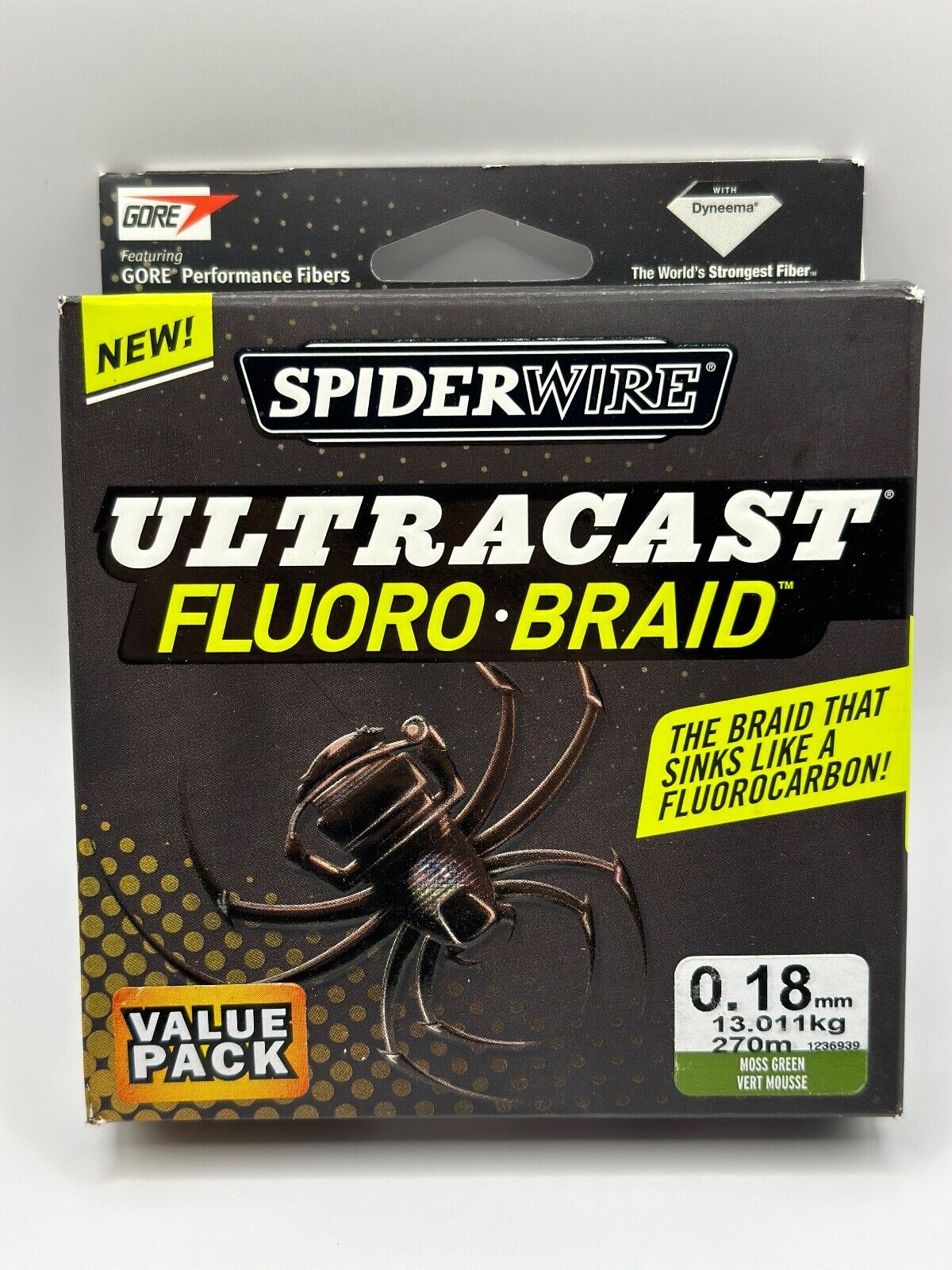 SPIDERWIRE Ultracast Fluoro-Braid, Angelschnur , Angelzubehör