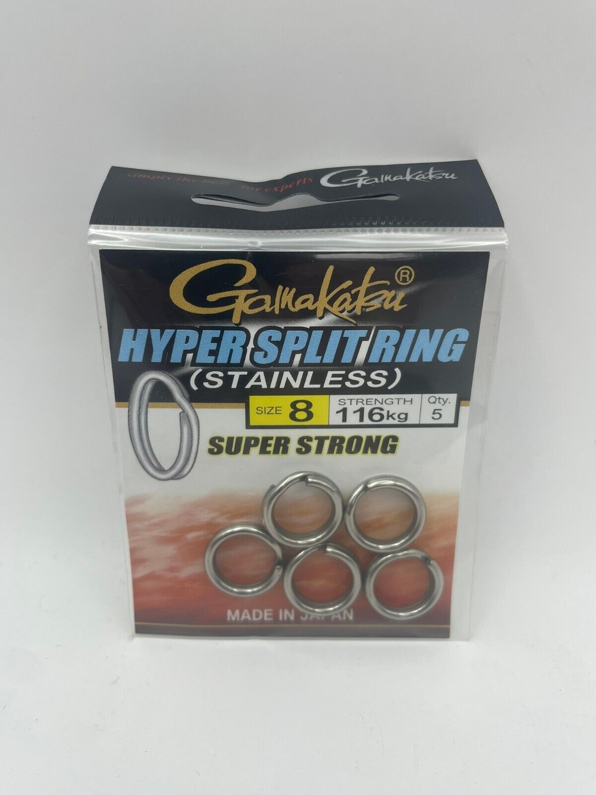 Gamakatsu Hyper Split Ring stainless diverse Größen